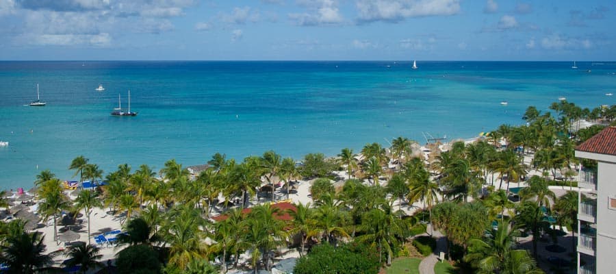 See all shades of blue in The Caribbean