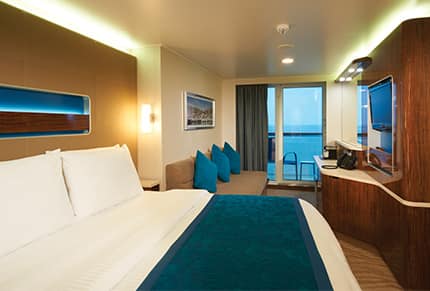 View the Eastern Caribbean from your own private balcony