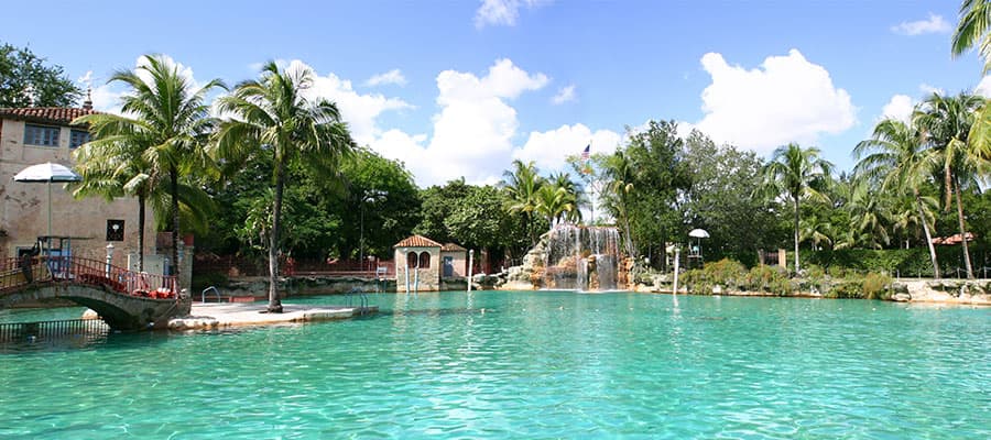 Cruise to Miami to visit the Venetian Pool