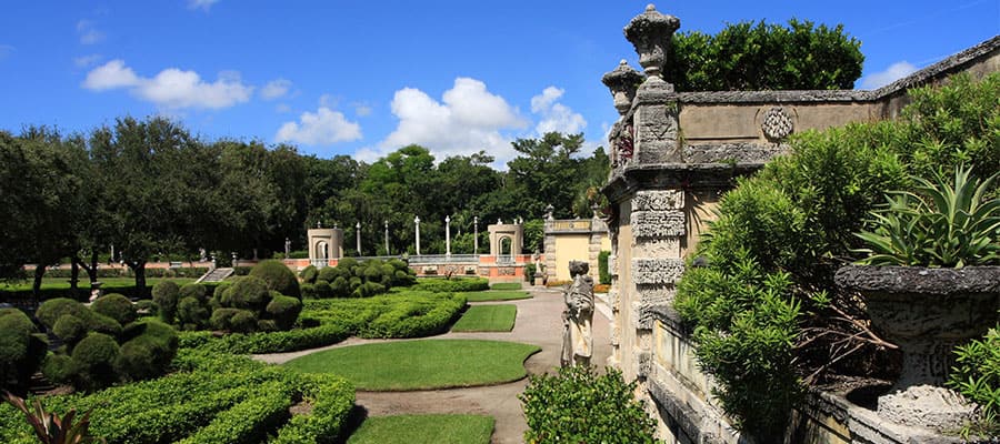 Vizcaya Gardens in Miami