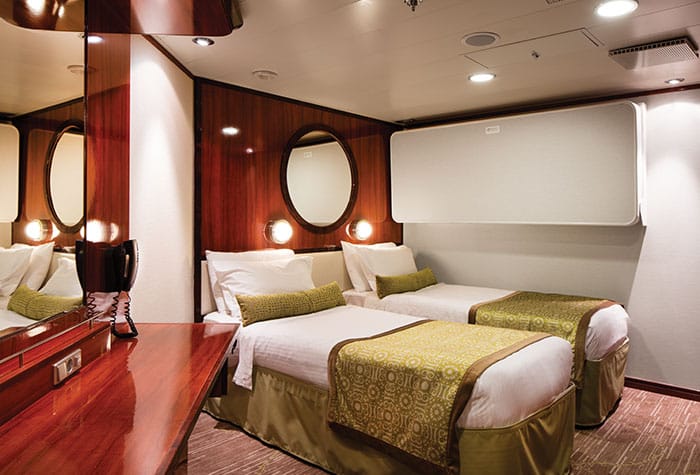 2-Bedroom Family Suite Second Bedroom on Pride of America