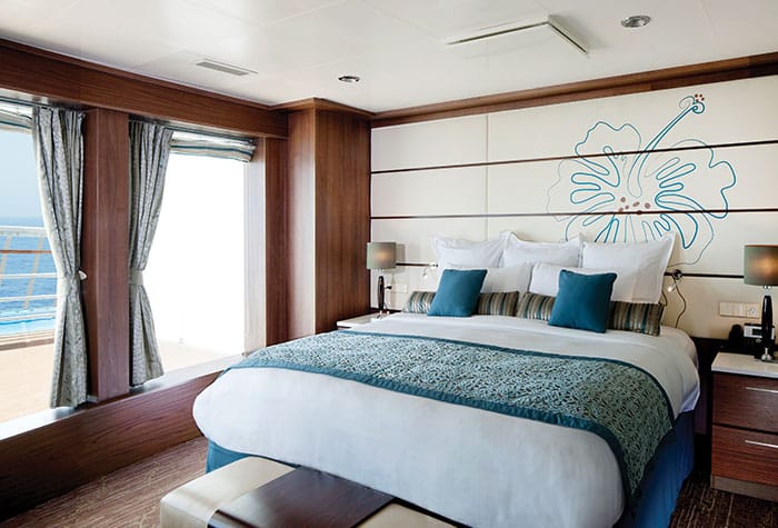 Owner's Suite Bedroom on Pride of America